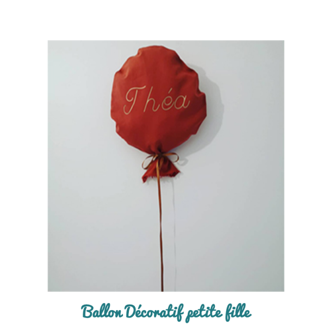Ballon décoratif petite fille