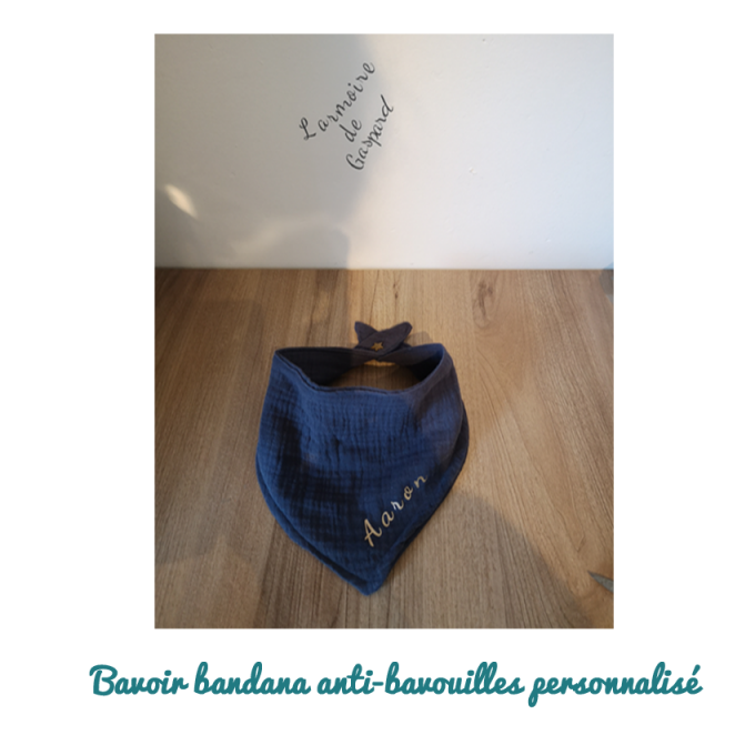 Bavoir bandana "anti bavouilles"