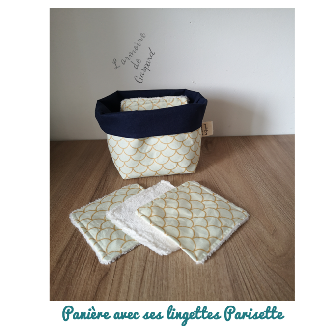 Panière et ses lingettes Parisette