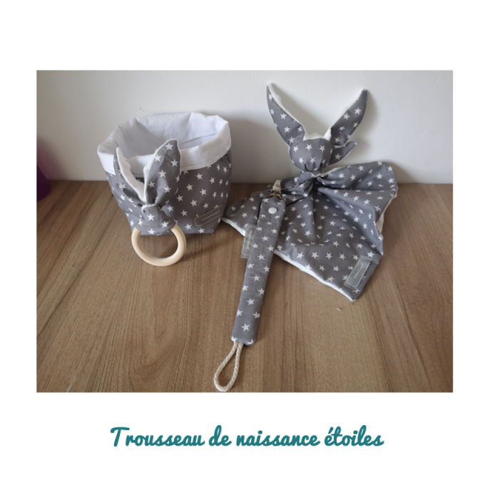 Trousseau de naissance étoiles